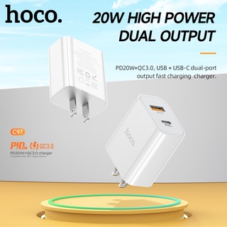 Cốc sạc nhanh HOCO. C97 20W cổng USB Type C QC3.0 USB PD20W thích hợp cho 12/iPad Pro