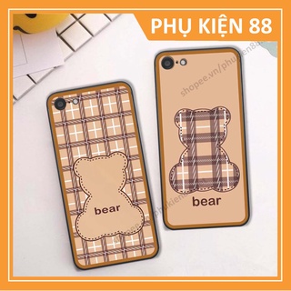 Ốp lưng Oppo A71 / A83 ốp điện thoại LineBear, bé tóc xù, hoa siêu đẹp