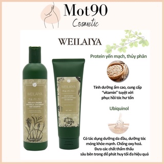 Bộ Dầu Gội Xả Wailaiya Giảm Rụng Và Kích Thích Mọc Tóc Hàng Chính Hãng - Mot90Cosmetics