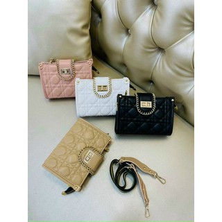 Túi đeo chéo khoá + kẹp nách mẫu mới qc❣️FREESHIP❣️