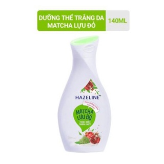 Sữa dưỡng thể Hazeline matcha lựu đỏ 140ml