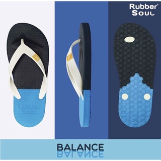 Dép Kẹp Nam Thái Lan Rubber Soul Balance Xanh Nước Biển Siêu Nhẹ Siêu Êm - Dép Xỏ Ngón Nam Nữ Mang Trong Nhà, Văn Phòng