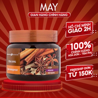 Tẩy Tế Bào Chết Toàn Thân Giảm Mụn Cơ Thể EXCLUSIVE COSMETICS QUẾ HỒI &amp; Cà Phê 380g