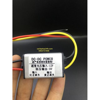 Bộ chuyển đổi nguồn điện 12V xuống 9V ( chống nước ) chính hãng