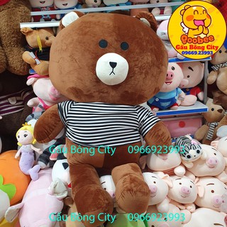 Gấu Bông Brown chiều cao đo thực 116cm - Thú nhồi bông