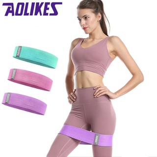 Dây Kháng Lực Đàn Hồi Tập Mông Miniband Aolikes Cao Cấp, Dây Đàn Hồi Tập Yoga Gym Sợi Vải Mềm Siêu Bền Chống Tuột