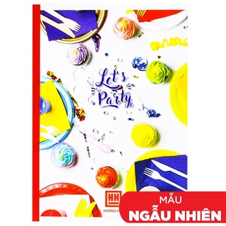Vở Study Let's Party - Kẻ Ngang 80 Trang - Hồng Hà 1424 (Mẫu Màu Giao Ngẫu Nhiên)
