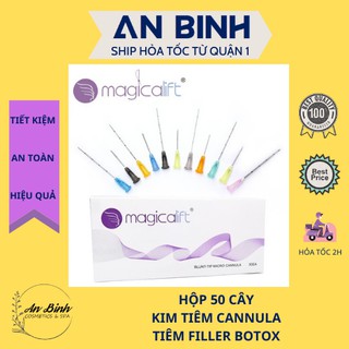 (Q1-HCM) Hộp 50 Kim Cannula Đầu Tù Chuyên Tiêm Filler Magicalift Cao Cấp - Kim Cannula Cao Cấp Magicalift