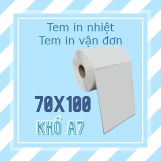 Tem nhiệt khổ A7- 70x100 in Shopee, vận đơn TMĐT, đơn hàng, in phiếu giao hàng
