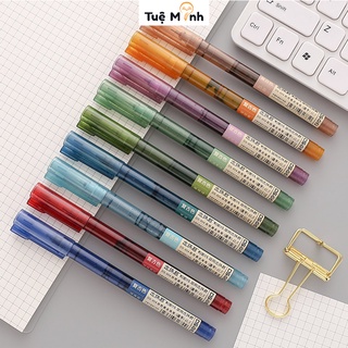 Bút mực nước màu cổ điển retro B33 nét 0.5mm, bút viết nét mềm