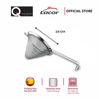 Rây Lọc Hình Tròn Bằng Thép Không Gỉ Lacor - 23cm