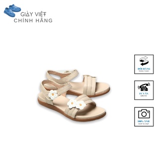 Sandal bé gái BlTIS 28-37 ❤️FREESHIP❤️ Dép quai hậu học sinh đính hoa đế cao su 2cm chống trượt DRG001800