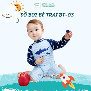 Đồ Bơi Bé Trai Hình Cá Ngộ Nghĩnh Kiểu Dáng Dài Tay Chống Nắng Tuyệt Đối Mã BT- 03