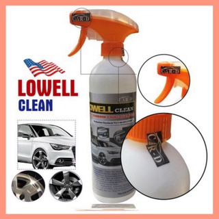 Chai Xịt Tẩy Ố Mốc Kính Lái, Bề Mặt Sơn, Các Chi Tiết Trang Trí Inox Xe Hơi Ô Tô Lowell Clean