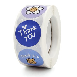 [HÀ NỘI] Cuộn 500 tem decal Cám ơn khách hàng chữ "Thank you for your order" tự dính dán đơn hàng TK-W72