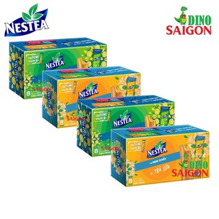 Combo 4 Hộp Trà Kem Tuyết Nestea gồm 2 vị Trà Sữa và 2 vị Trà Chanh