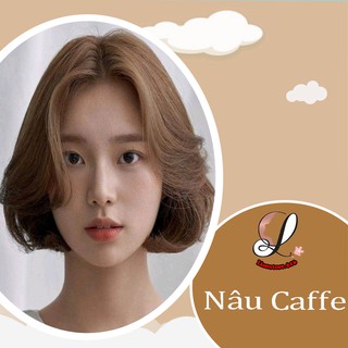 Thuốc Nhuộm tóc màu NÂU CAFFE dành cho mọi loại tóc siêu đẹp kèm oxy trợ nhuộm găng tay