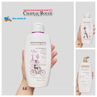 Dưỡng thể Kích trắng CHATEAU ROUGE PARIS Pháp 400ml mẫu mới