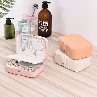 Hộp đựng trang sức đa năng chất liệu da PU sang trọng _ ttncr thoitrangnu