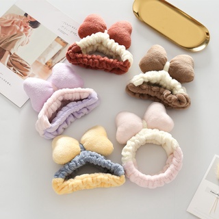 Băng đô rửa mặt, make up hình nơ 2 màu Mua Tất (muatatshop)