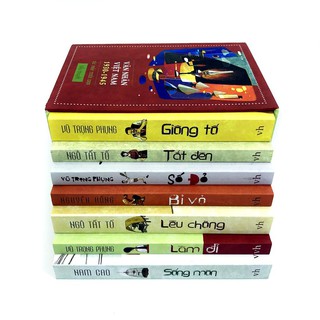 Sách: Combo Hộp Văn nhân Việt Nam 30-45 - Tác Phẩm Tuyển Chọn Tiểu Thuyết (Hộp 7 Cuốn)