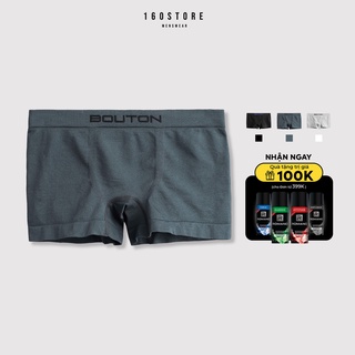Quần Lót Nam Trơn, Quần Sịp Boxer Nam BOUTON Basic Vải Polyamide Cotton Cao Cấp Nhẹ Thoáng Mát Co Giãn BXEC0001 160STORE