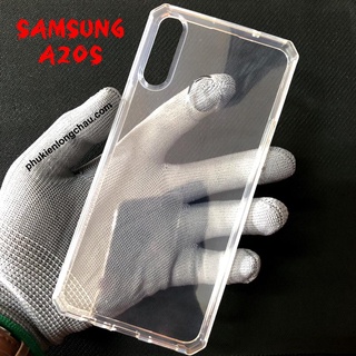 Ốp Lưng Samsung A20s Dẻo Trong Suốt Viền Vuông Chống Sốc Cao Cấp