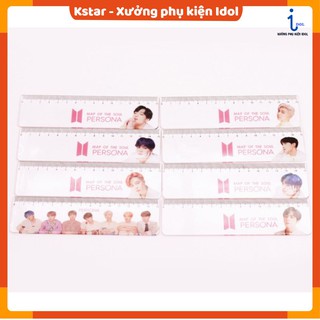 Thước kẻ mika in hình thành viên Bangtan Persona