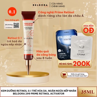 KEM DƯỠNG RETINOL 0.1 TRẺ HÓA DA, NGĂN NGỪA NẾP NHĂN BELDORA 299 PRIME RETINOL ACTIVATOR 35ML