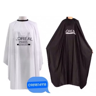 Áo choàng cắt tóc nam barber Loreal Loại Tốt