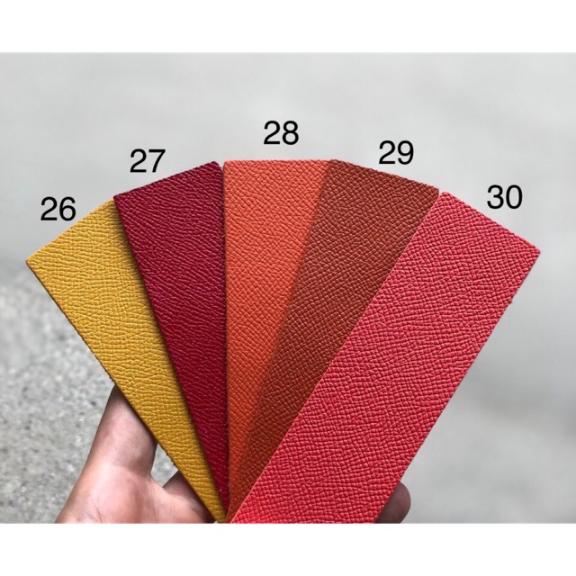 Phôi đồng hồ da Epsom Pháp (bảng màu 21-40)