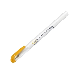 Viết Cọ Nhật Mildliner - Zebra WFT8-MGO - Vàng Kim - Zebra