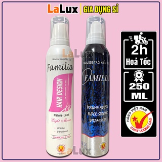 Mousse Tạo Kiểu Tóc Nữ FAMILIAR DẠNG MỀM / DẠNG CỨNG - Chai Keo Xịt Vuốt Tóc Giữ Nếp cho Nam Nữ - Gôm Xit Tóc Lalux