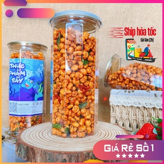 Bắp sấy giòn khô bò lá chanh 350g, siêu ngon, ăn vặt Sài Gòn giá rẻ