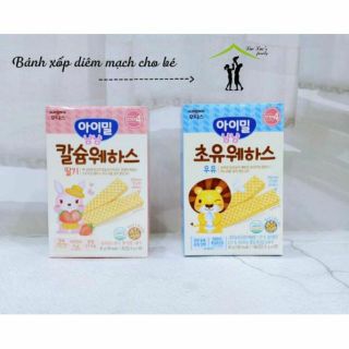 [ILDONG] Bánh xốp diêm mạch, bánh ăn dặm Hàn Quốc cho bé từ 9 tháng tuổi