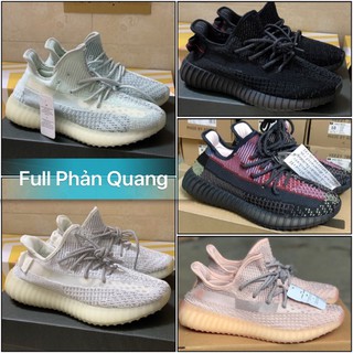 Giày thể thao nam nữ 350 trắng đen xanh xám full phản quang