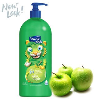 Sữa tắm gội xã Suave 3in1 1.18L(hương táo )