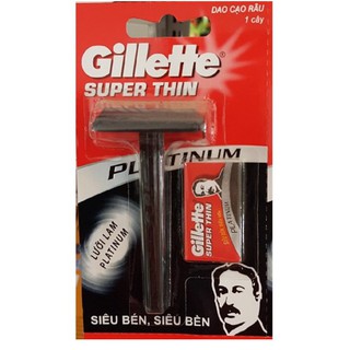 1 cán dao Gillette + 1 lưỡi dao (hàng chuẩn công ty )
