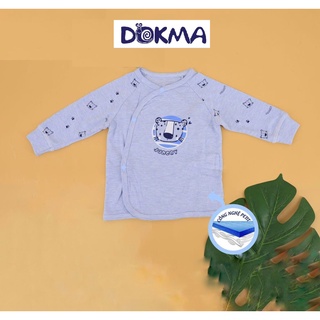 JB424A Áo cài lệch dài tay của công ty TNHH Dệt May DOKMA  (NB-6M)