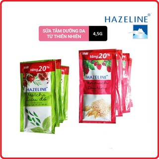 Sữa Tắm Dưỡng Da HAZELINE Dây 4,5g x 12 Gói
