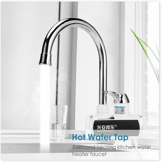 Vòi Nước Nóng Trực Tiếp Gắn TườngChống giậtlàm nóng trực tiếp tại vòi, tiết kiệm điện và nước, có Rơ-le chống giật a