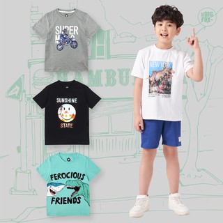 [MÃ BIGFBIF10 GIẢM 10K] Áo Phông Bé Trai Size Đại BigFox, Áo Thun Trẻ Em Hè Chất Cotton, Mã Xuất 0123