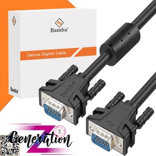 Cáp VGA BAMBA , dây tín hiệu dùng cho màn hình máy tính, cáp màn hình máy tính BAMBA 10m - 20m