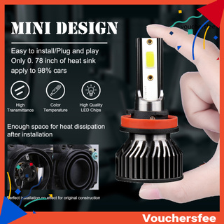 (Hàng Mới Về) Bộ 2 Bóng Đèn Sương Mù Led H1 H4 H7 H11 6000k Chống Thấm Nước Cho Xe Hơi