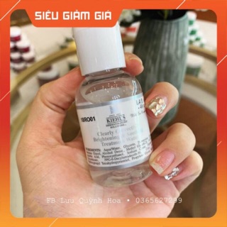Nước thần làm trắng sáng Clearly Corective Brightening &amp; Soothing Treatment Water Kiehl's