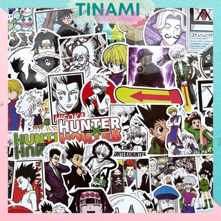 Bộ 50 Sticker Anime Hunter x Hunter Thợ săn Hình dán chống nước bền màu dùng trang trí decor Tinami HUNTER004004