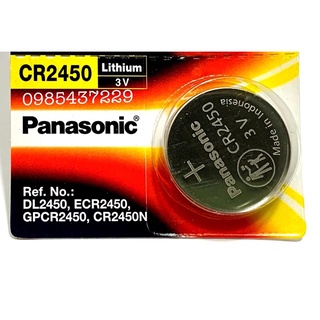 Pin CR2450 Panasonic 3V Lithium vỉ 1 viên