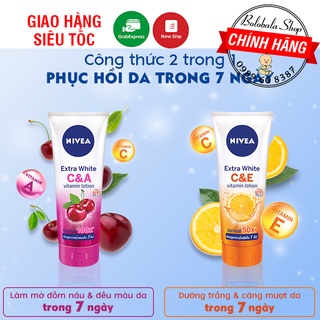 Sữa dưỡng thể dưỡng trắng Nivea Extra White C&amp;A và C&amp;E Vitamin Lotion 70ml