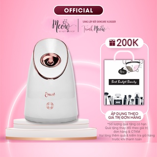 Máy xông mặt Emmie by Happy Skin cấp ẩm sâu se khít lỗ chân lông nano ion