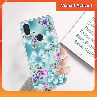 Ốp lưng Vsmart ACTIVE 1 hình hình hoa, thiên nga, đẹp thời trang - CAO CẤP - SANG TRỌNG
